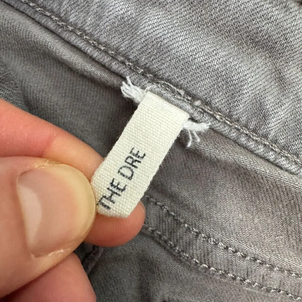Rag & Bone The Dre Slim Boyfriend Denim Jeans Womens 24 Aged Sage Gray Stretch